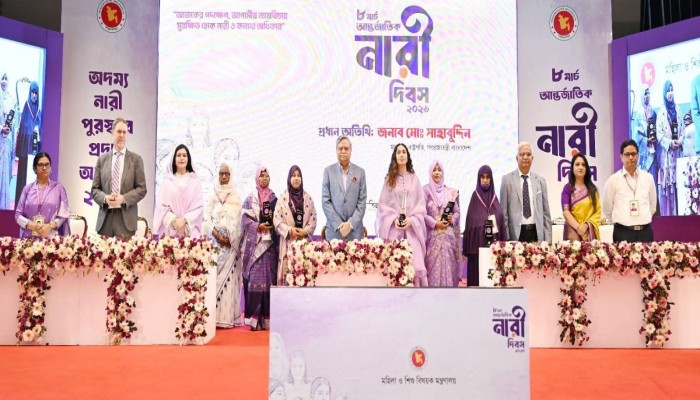 নারী দিবসে ‘শ্রেষ্ঠ অদম্য নারী’ সম্মাননা পেলেন খালেদা জিয়াসহ ৬ জন