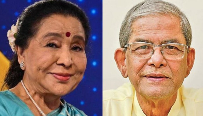 কালজয়ী গানের মধ্যেই আশা ভোঁসলে বেঁচে থাকবেন: মির্জা ফখরুল