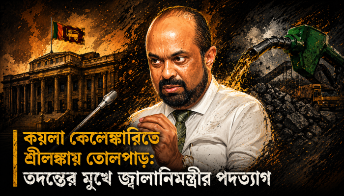 কয়লা কেলেঙ্কারিতে শ্রীলঙ্কায় তোলপাড়: তদন্তের মুখে জ্বালানিমন্ত্রীর পদত্যাগ