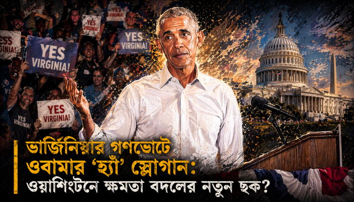 ভার্জিনিয়ার গণভোটে ওবামার ‘হ্যাঁ’ স্লোগান: ওয়াশিংটনে ক্ষমতা বদলের নতুন ছক?