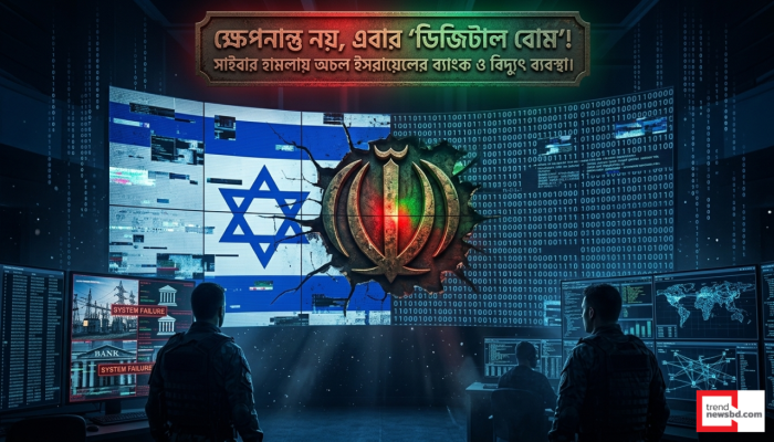 ‘ডিজিটাল বোম’: ইরানের সাইবার হামলায় ইসরায়েলের প্রধান ব্যাংক ও বিদ্যুৎ গ্রিড অচল!