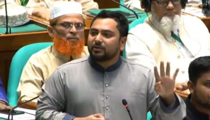 রাষ্ট্রপতিকে অপসারণ ও গ্রেপ্তারের দাবি বিরোধীদলীয় চিফ হুইপ নাহিদ ইসলামের