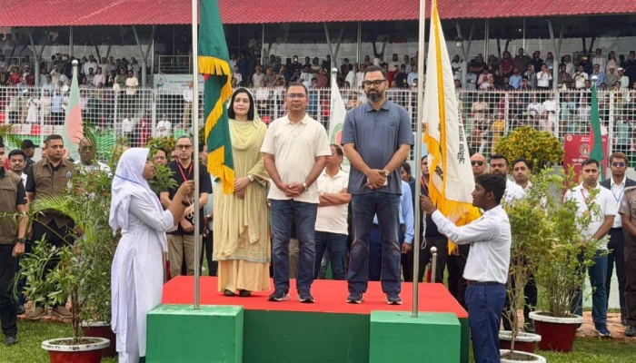 সিলেটে নতুন কুঁড়ি স্পোর্টস উদ্বোধনী অনুষ্ঠানে যোগ দিয়েছেন প্রধানমন্ত্রী